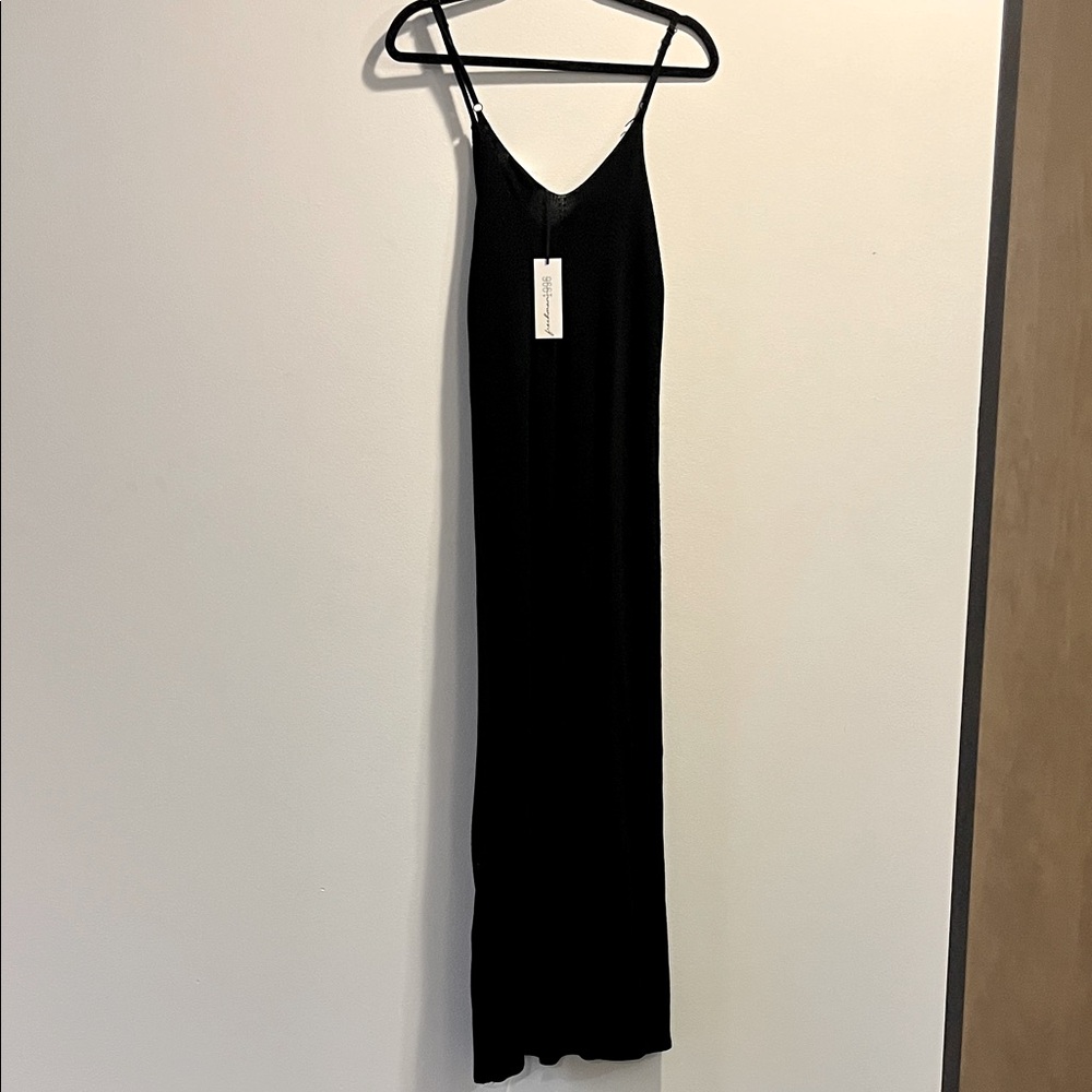 Urban Outfitters | Freshman 1966 | Elegant Knit Black Maxi Dress | Sz Medium